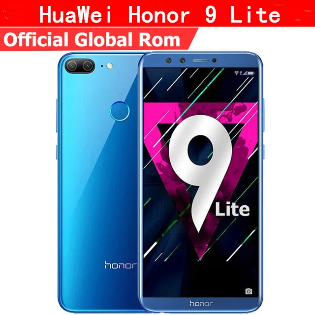 

Original HuaWei Honor 9 Lite 4G LTE Smart Phone Kirin 659 Android 8.0 5.65" Full Screen 4GB RAM 64GB ROM 4 Camera Fingerprint