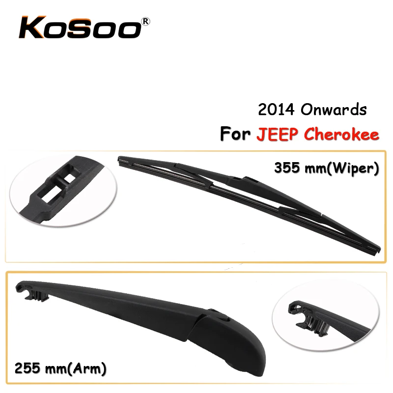 Kosoo Auto Rear Car Wiper Blade For Jeep Cherokee,355mm 2014 Onwards