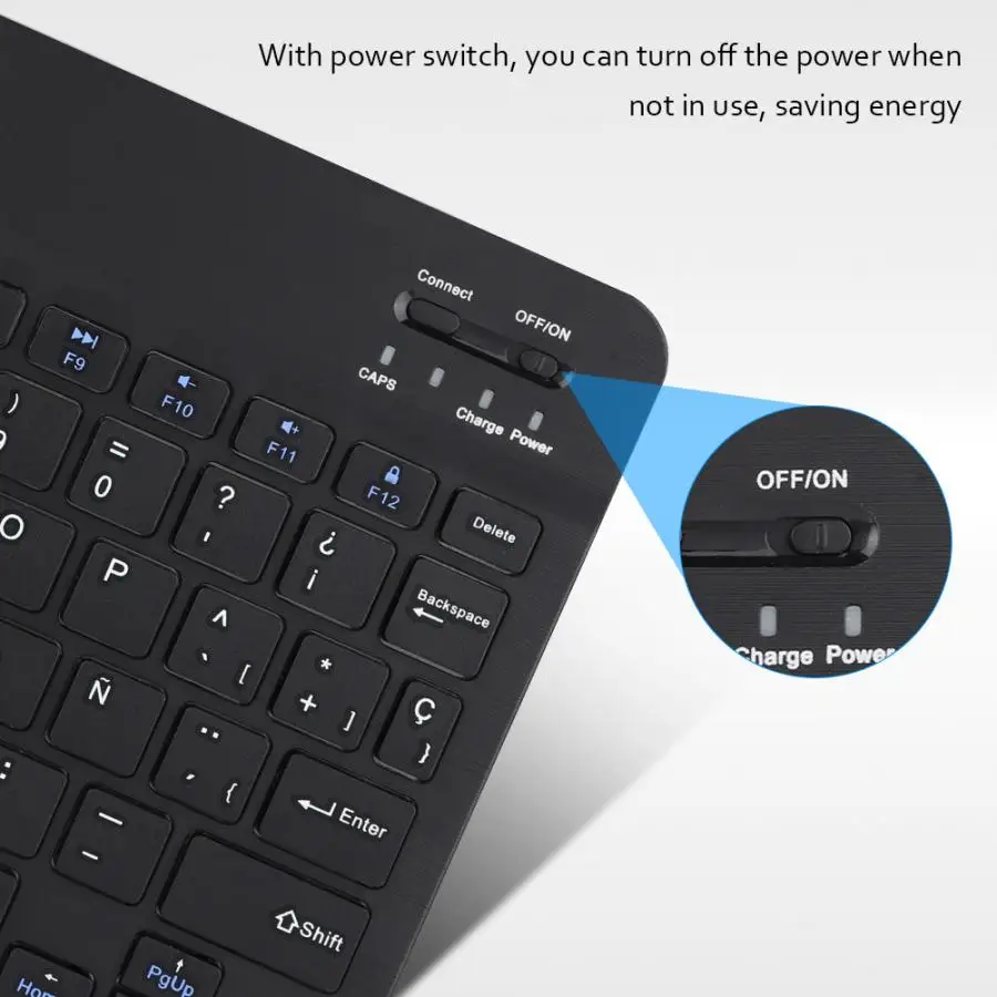 Новая портативная беспроводная мини клавиатура с сенсорной панелью Bluetooth 3 0 для
