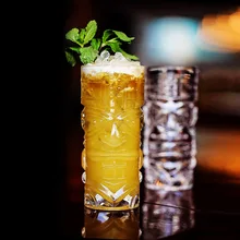 Ретро Grimace Kalu Гавайские Тики-бокалы Коктейльные бокалы для вина статуя тотемс пиво, сок клуб бар Bicchieri Vetro Copo долгий напиток