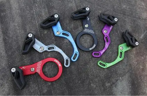 Cheap DECKAS Single Speed Wide Narrow Gear Chain Set Guide MTB Bike Bicycle Chainguide Chain Drop Catcher Chain Retention System 0