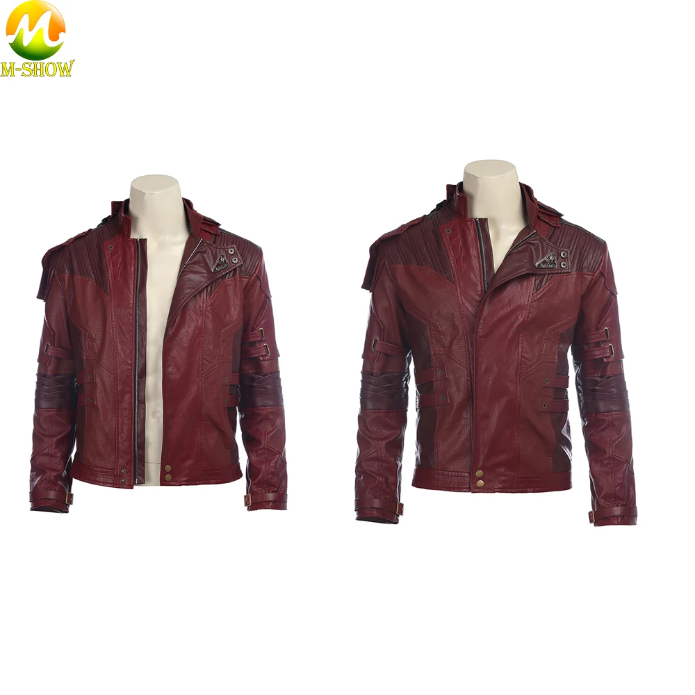 Chaqueta Star Lord Guardians of The Galaxy 2 Star Lord, карнавальный костюм, кожаное пальто для косплея, куртка на Хэллоуин для мужчин, на заказ