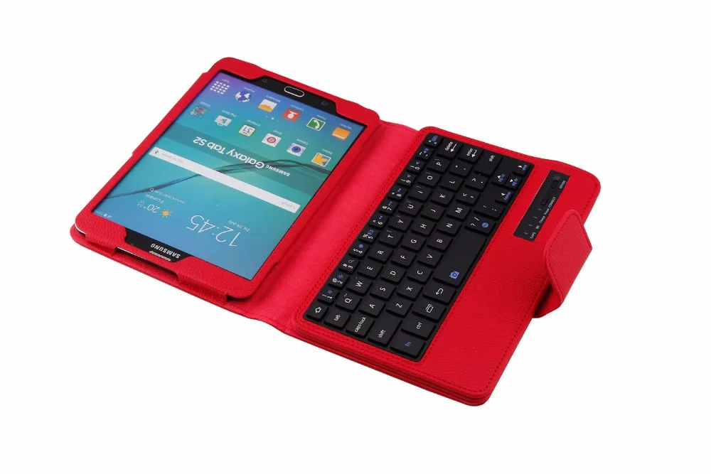 Отсоединяемый беспроводной Bluetooth чехол для клавиатуры samsung Galaxy Tab S2 8/8. 0 T710 T715 T713 T719 с защитной пленкой для экрана