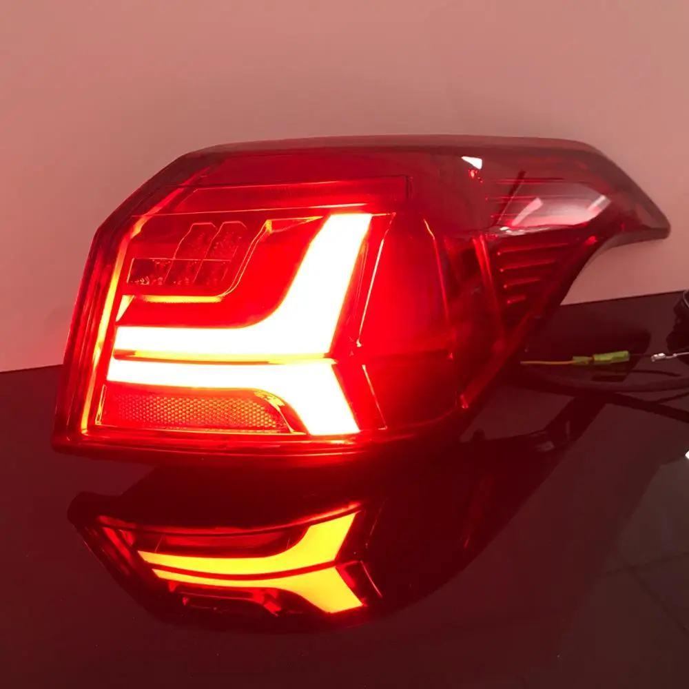 Letin for Hyundai IX25 Creta Car led tail light rear lamp brake+reverse+dynamic flowing turn signal function