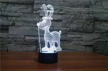 The new 7-color 3D USB creative Nightlight / LED lamp Cartoon Baby 139/ Free Shipping