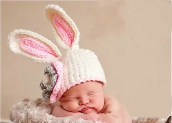 

free shipping,New born Baby Girls Boys Crochet Knit hat Costume Photo Photography Prop 0-3month