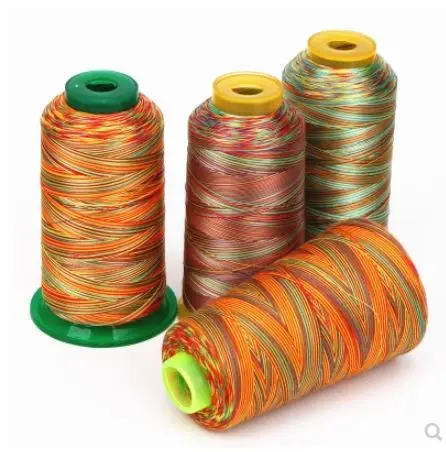 

New 6 kinds of Rainbow Color Sewing Thread Hand Quilting Embroidery Sewing Thread DIY Apparel Sewing