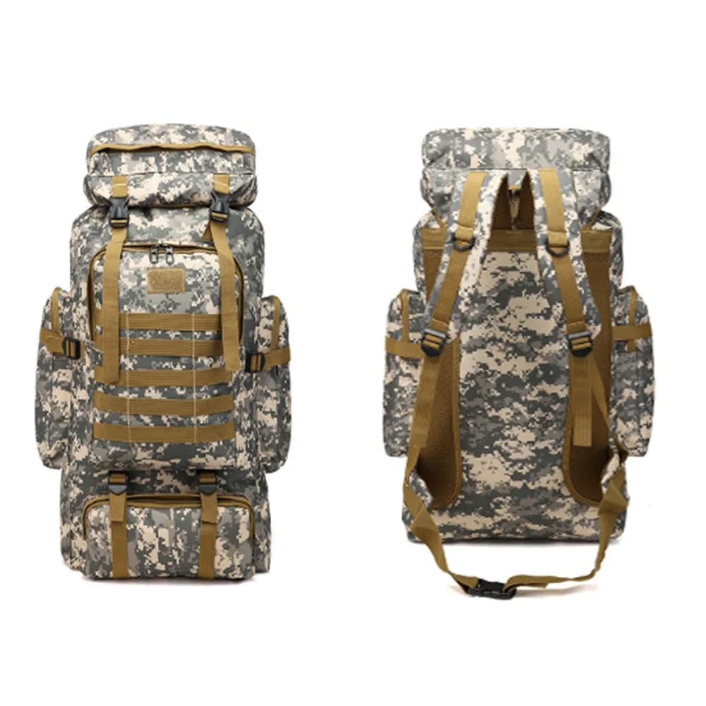 80L Профессиональный тактический рюкзак, сумка для альпинизма, Мужская водонепроницаемая военная сумка на плечо для охоты, пешего туризма, альпинизма, путешествий