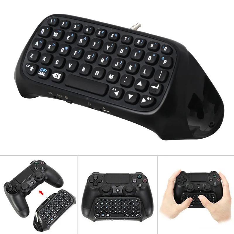 Мини Беспроводная Bluetooth Клавиатура 3 5 мм разъем клавиатуры Адаптер сообщения Chatpad