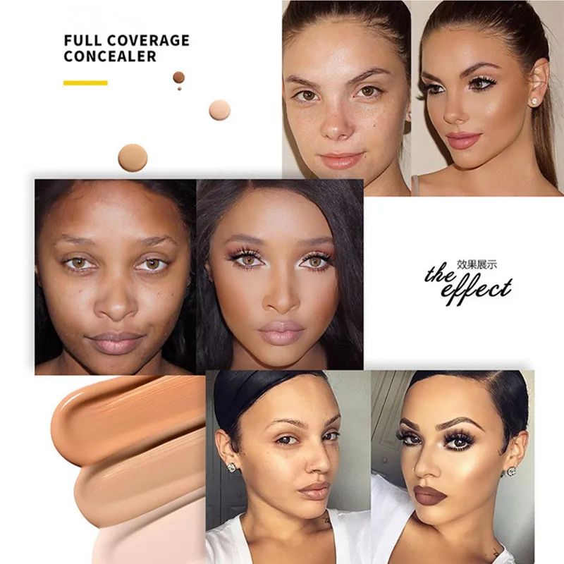 

New gold concealer lasting makeup whitening concealer moisturizing oil control 6 color concealer Women's Face Concealer Hot Sale
