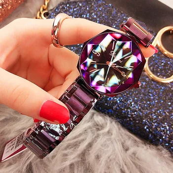 

Hot sale authentic watch ladies simple fashion star quartz watch for women high quality trendy female luxury watch fine gifts