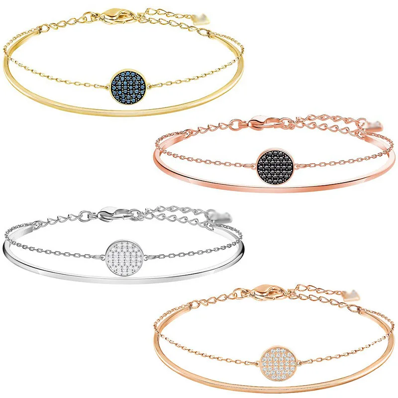 

SIEMTO Fashion 100% Sterling Silver Original 1:1 Have Logo High Quality Ginger-Bangle Bracelet Women Jewelry Free Shipping