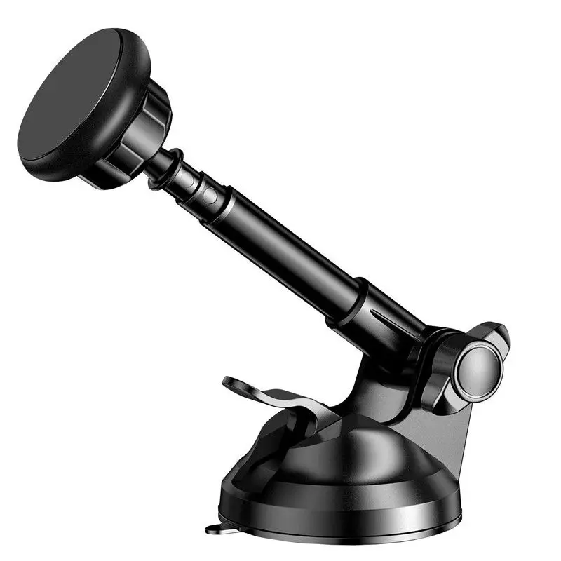 

Magnetic Phone Car Mount Universal Car Dashboard Windshield 360 Degree Rotation Metal Telescopic Arm Phone Holder For Smartphone