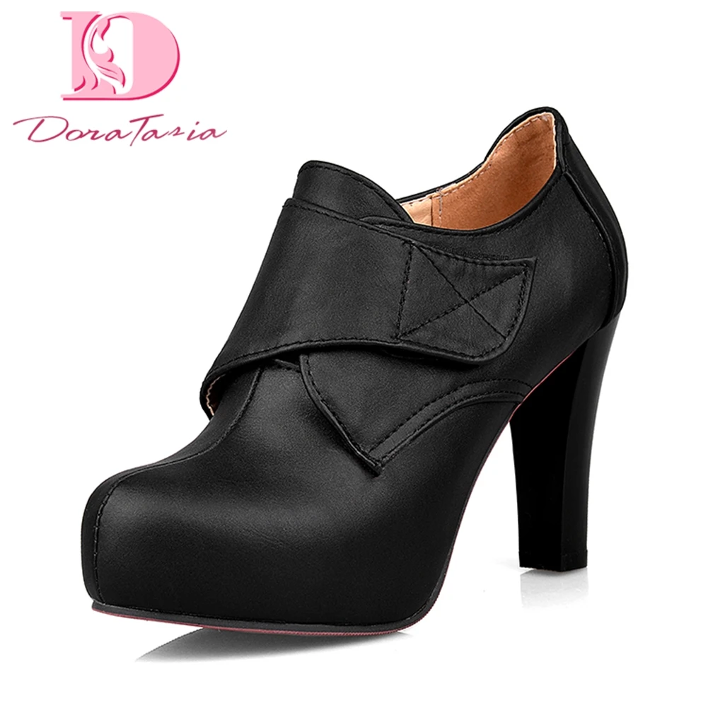 

DoraTasia 2018 large Size 33-43 Sexy Summer Platform Pumps women's Shoes Fashion Super High Heels Trendy Woman Shoes