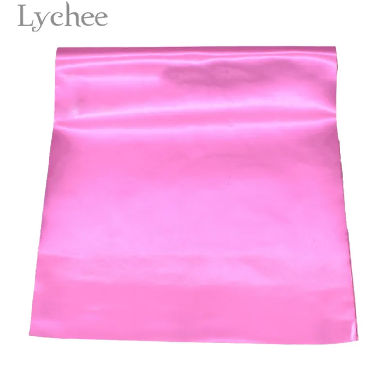 Lychee Life 21x29 см одноцветное зеркало ПУ ткань синтетическая кожа DIY Домашний текстиль материалы аксессуары для шитья - Цвет: 5