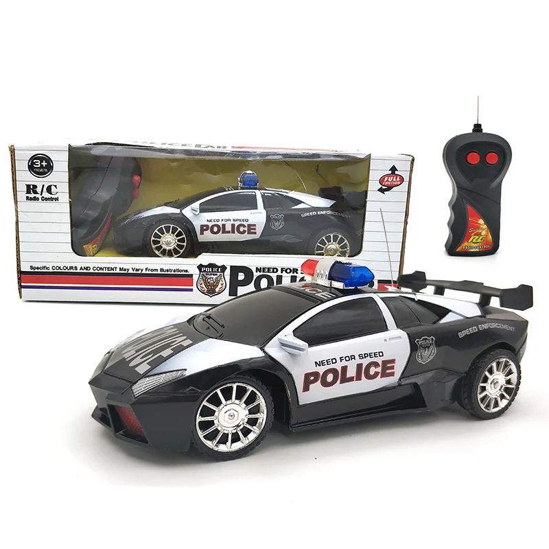 

1:24 Electric 5 Style rc car Toy for Boy Police sports Vehicle Mini Diecast Model Cars Toys for children friends Moto oyuncak