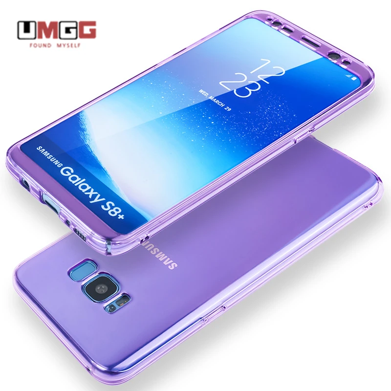 UMGG для Samsung Galaxy S8 Plus чехол пластиковая + передняя рамка крышка прозрачное окно
