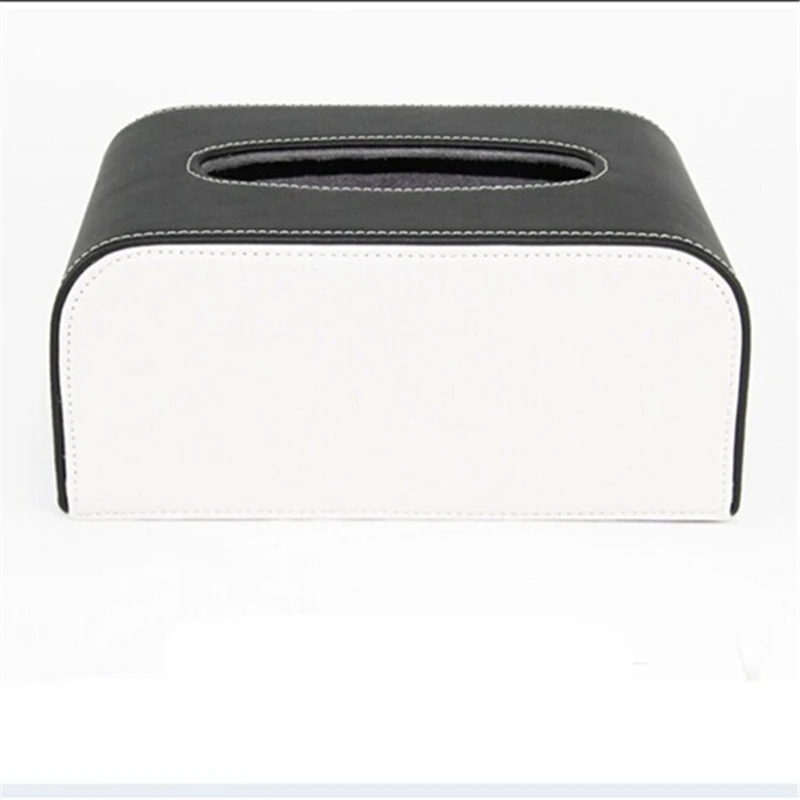 

Leather Car Armrest Tissue Box Dashboard Tissue Paper Holder Case Storage Box Interior Accessories Universal for Car Home