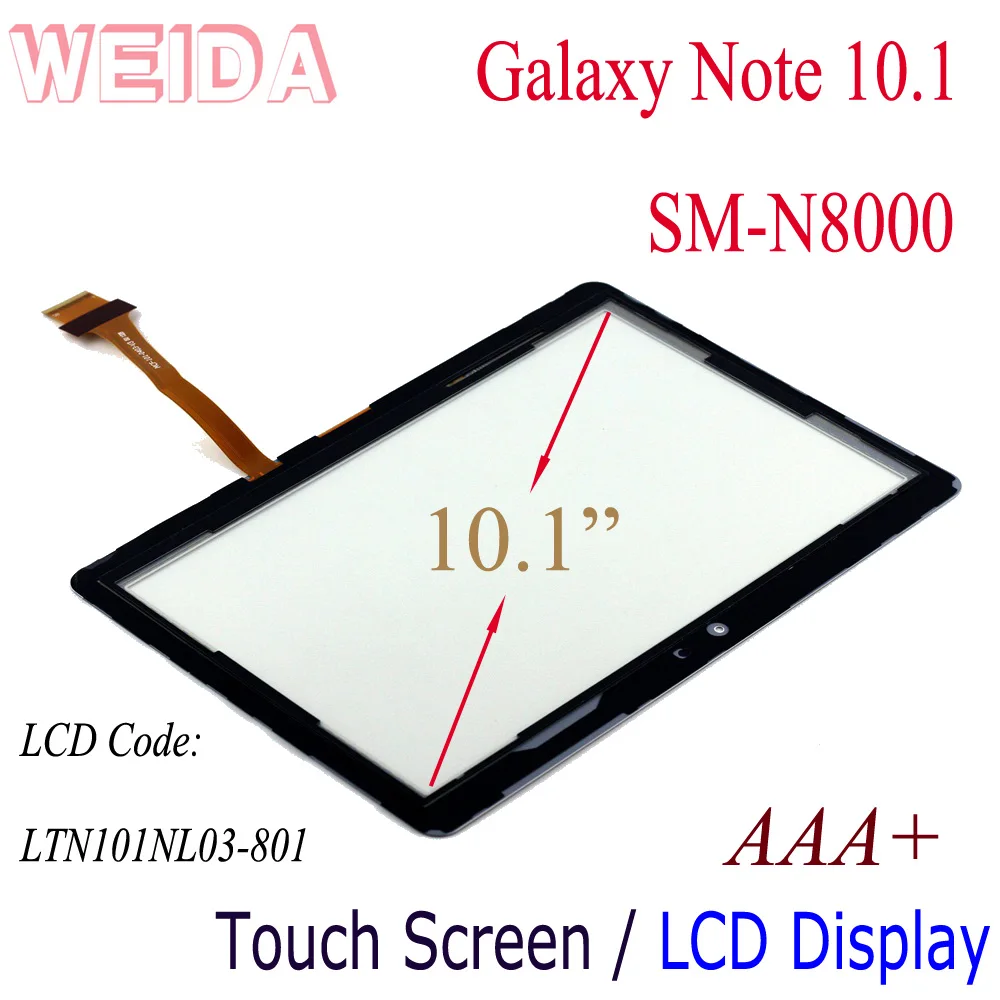 Сменный сенсорный ЖК-экран WEIDA 10 1 дюйма для Samsung Galaxy Note N8000 дигитайзер ЖК-экрана