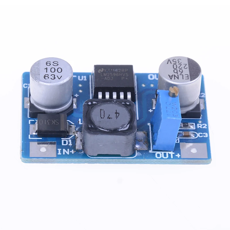 1pcs LM2596S DC-DC step down Buck Power Supply Module 3A Adjustable Buck Module Ultra converter board