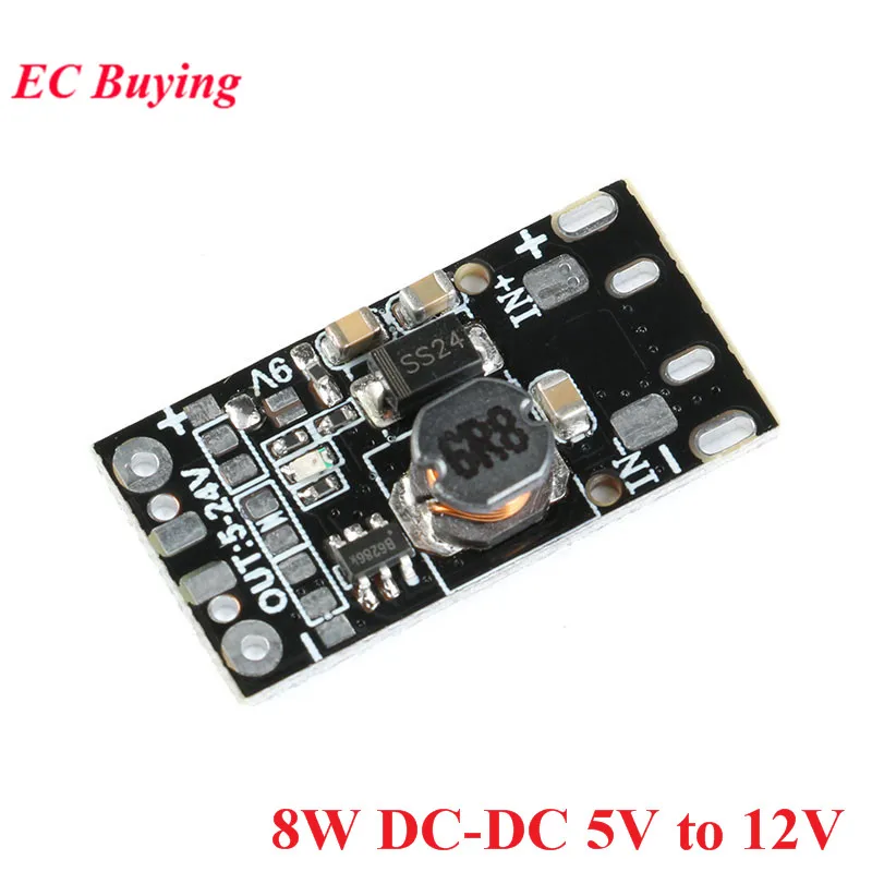 8w USB Input DC-DC 5v To 12v Converter Step Up Power Supply Boost Module 