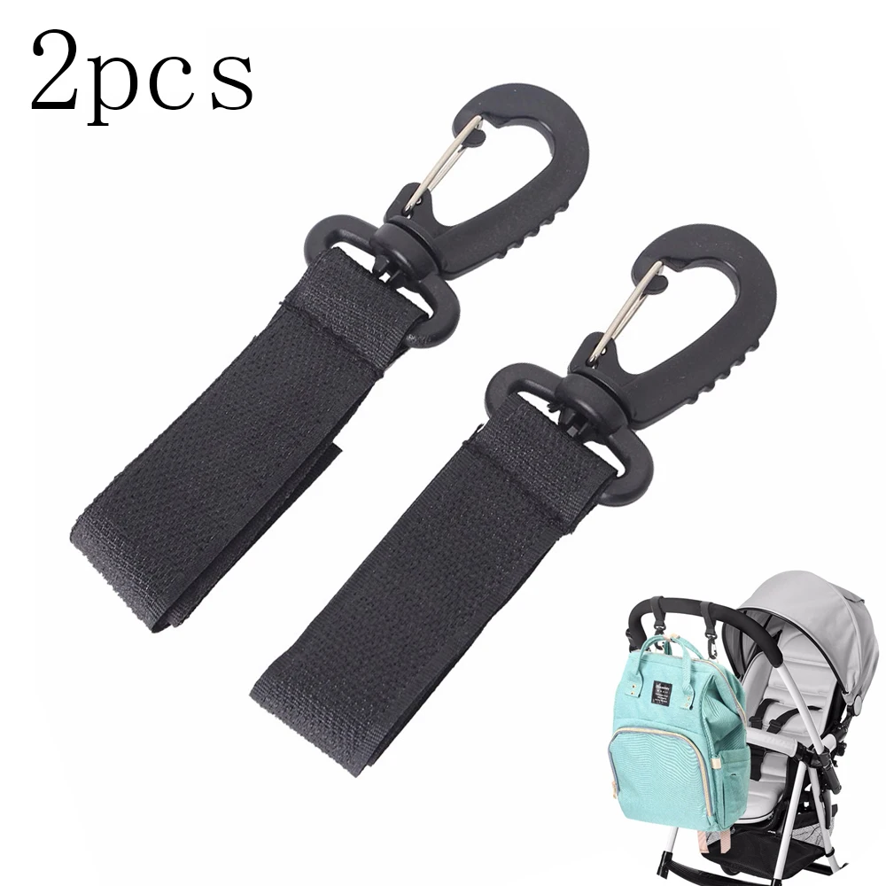 

2pcs Stroller Hooks Wheelchair Stroller Pram Carriage Bag Hanger Hook Baby Strollers Shopping Bag Clip Stroller Accessories