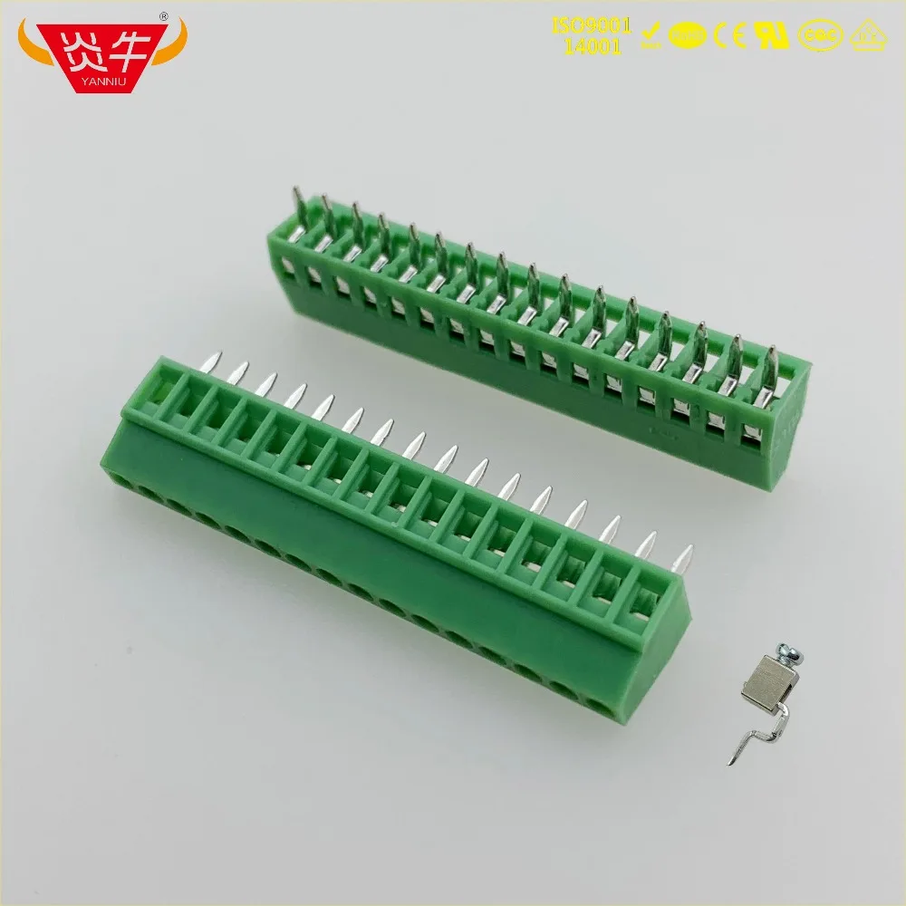 

KF308 2.54mm 16PIN MINI PCB UNIVERSAL SCREW TERMINAL BLOCKS DG308 KF128-2.54-16P MPT 0,5/16-2,54 PHOENIX CONTACT YANNIU