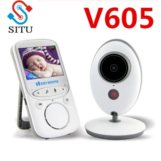 

VB605 Wireless Video Baby Monitor 2.4 Inch Color Security Camera Intercom IR 24h Baby Walkie IR LED Portable Baby Camera