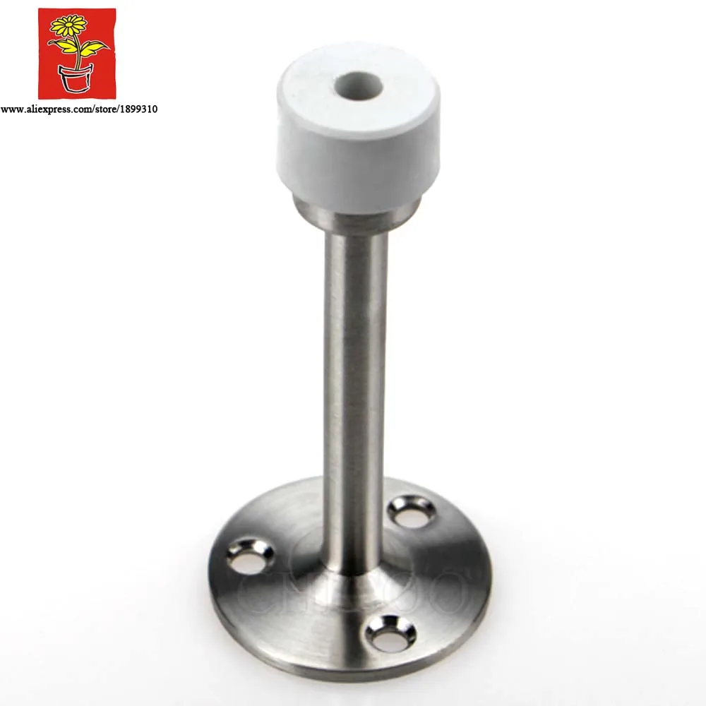 

CHICOO Diy Choice Building Decoration Stainless Steel Glass Door Stops Wall Protector Doorstop