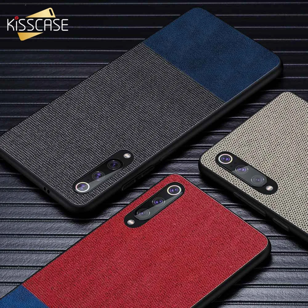 

KISSCASE Double Color Cloth Leather Case For Xiaomi Redmi Note 7 6 Pro 5A 4X Case For Xiaomi Mi 9 Se 9 8 Lite 8 Capinhas Coque
