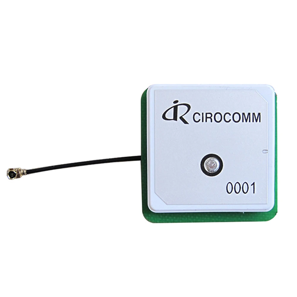 

GPS antenna 32dB High Gain BeiDou + GLONASS + GPS Antenna cirocomm internal 38*38*6mm 5cm IPEX connector BT-0001