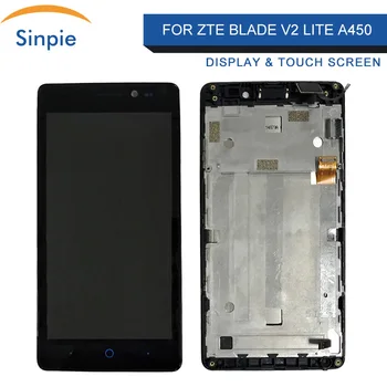 

Sinpie 100%Tested Working LCDs For ZTE Blade V2 Lite A450 LCD Display Touch Screen Digitizer With Frame Spare Parts Tools