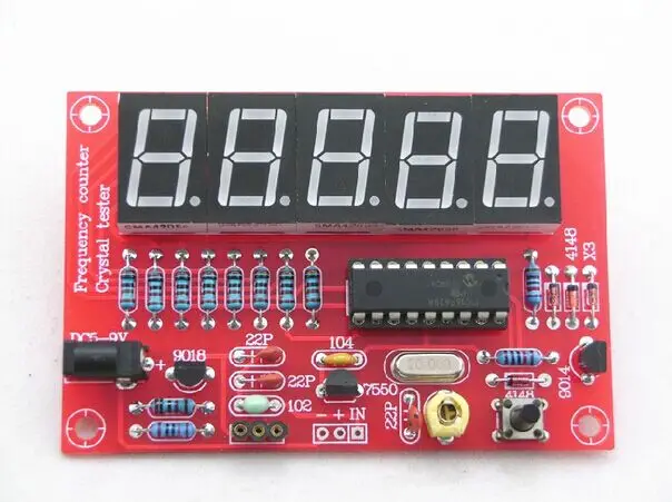 

DIY Kits RF 1Hz-50MHz Crystal Oscillator Frequency Counter Meter Digital LED tester meter