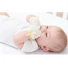 Детские перчатки, перчатки против царапин для детей 0, 3, 4, 12 месяцев, летняя дышащая мягкая хлопковая перчатка, детские перчатки для лица, кусание зубами