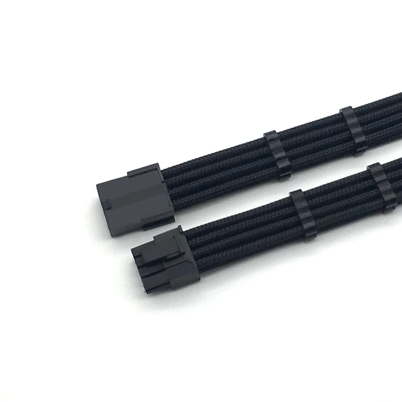 

Multicolor Single Sleeved GPU 8Pin to PCI-E 6+2Pin Power Extension Cable with 2pcs comb.