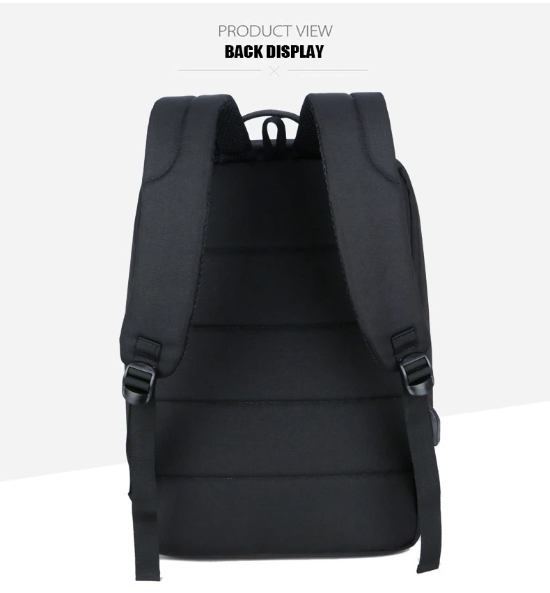 New Business Backpack USB charging 15inch Men's Women's Laptop Backpacks  For Teenager Fashion School Bag Male Travel bagpack (29)