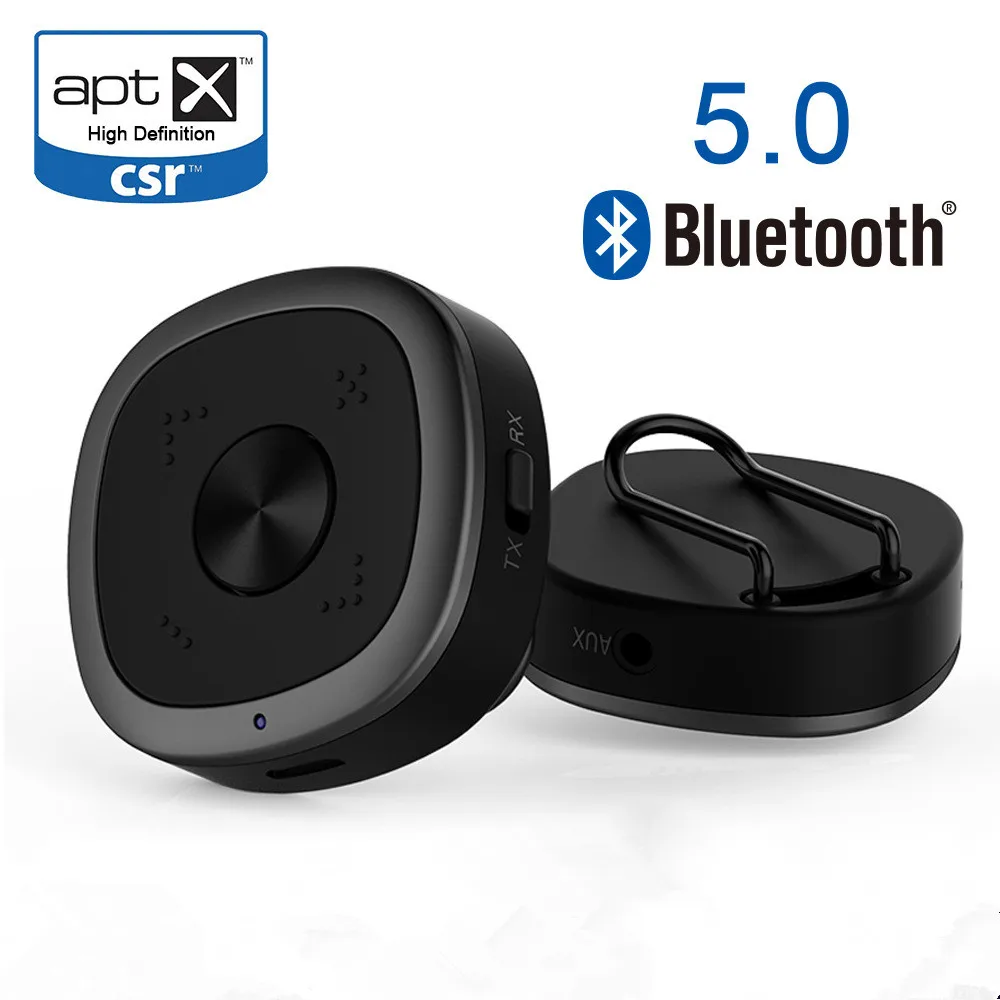 Bluetooth 5,0 аудио приемник передатчик Bt Aptx HD низкая задержка Hifi музыка стерео адаптер микрофон/клип/3,5 мм AUX Jack/RCA для ТВ автомобиля