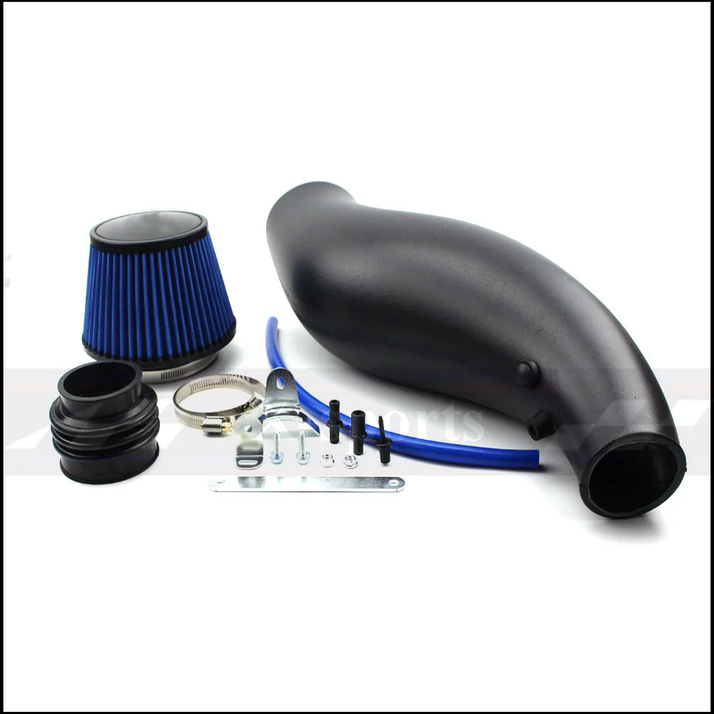 Conjuntos de limpiador de aire de la caja de entrada de aire del coche para Honda Civic EK EG 92-00 filtro de aire kit de filtro de inducción de tubería