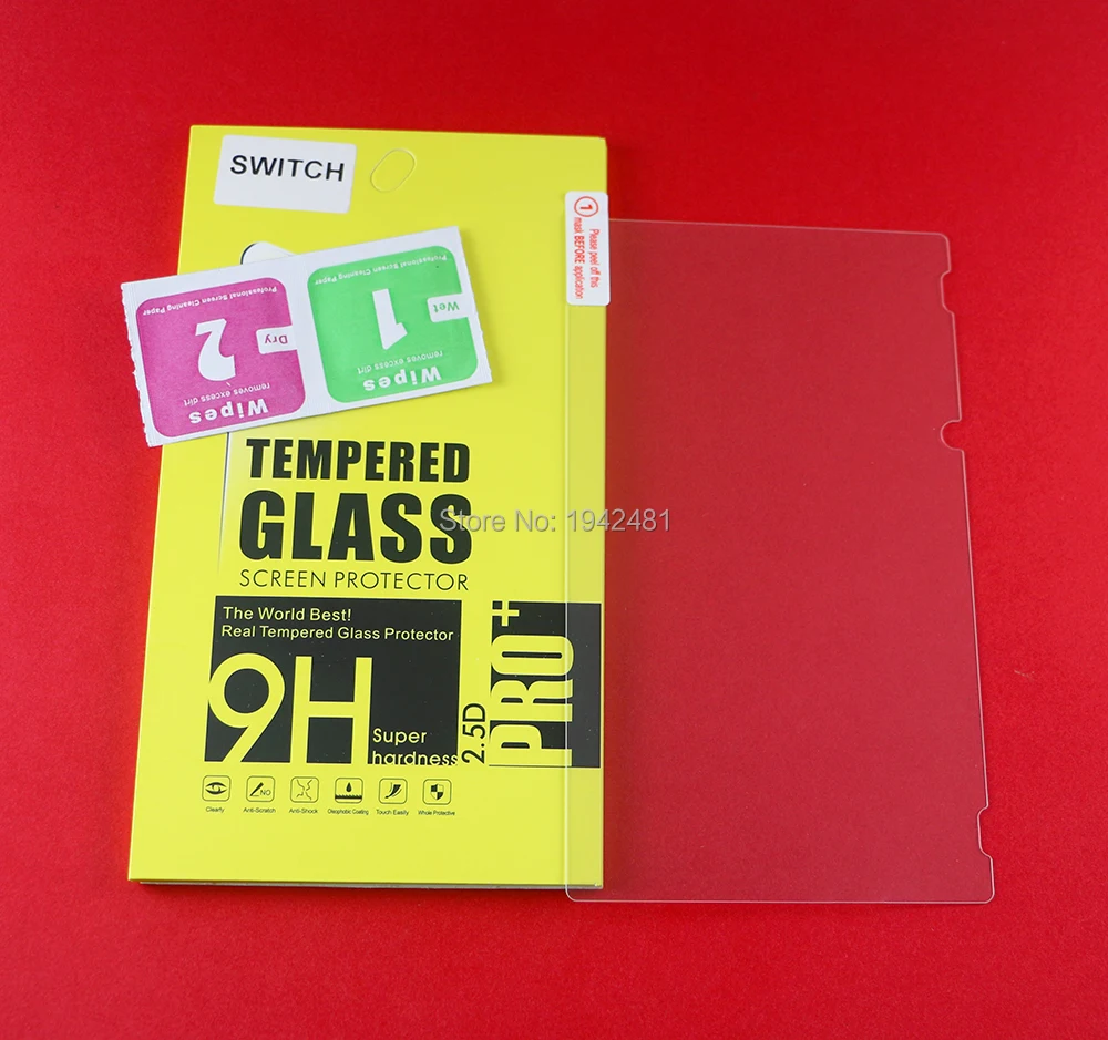 1set For Switch Tempered Glass 9H 2.5D Anti Knock Scratch Proof Screen