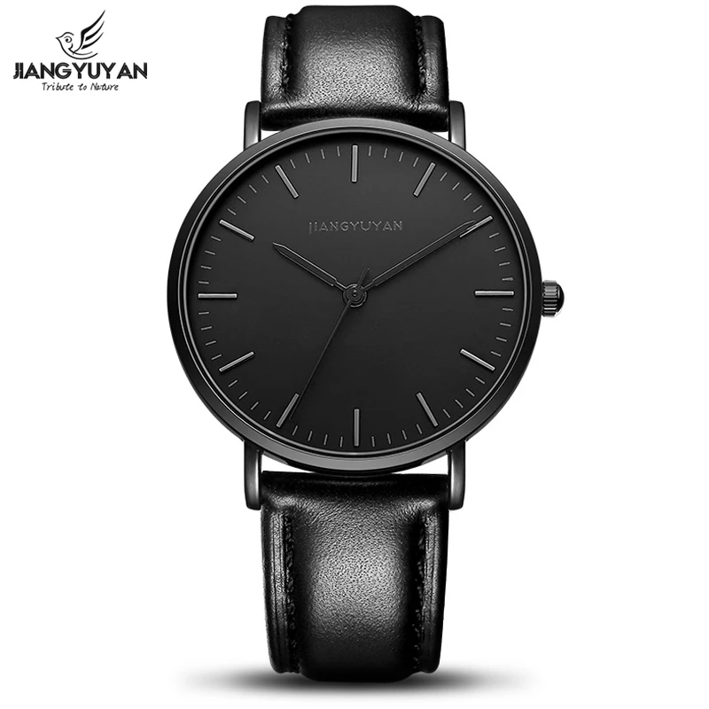 

Ultra Thin Watch Men Minimalist Fashion Casual Mens Watches Top Brand Luxury Genuine Leather Strap Quartz Watch Business Man