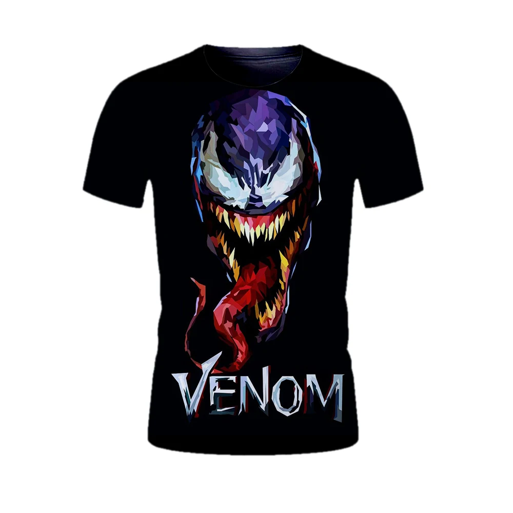 

Venom Spider Mens 3D Printed T-shirts Men Tshirt Short Fitness Harajuku T Shirt Male Tops Oversized Fitness streetwear Clothing