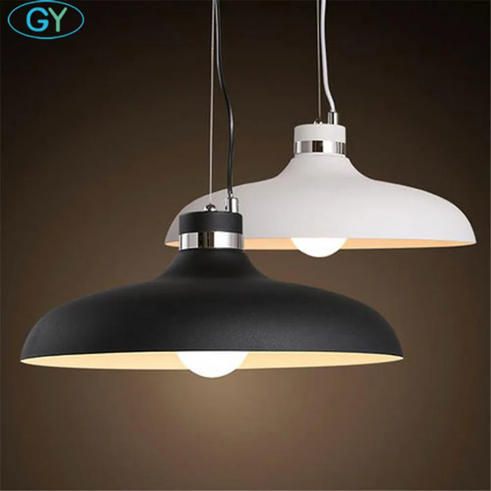 الحديثة الصناعية D40cm قلادة أضواء الشمال الفن مصمم hanglamp طاولة طعام مصباح مكتب مطعم كبير قلادة امب علوي