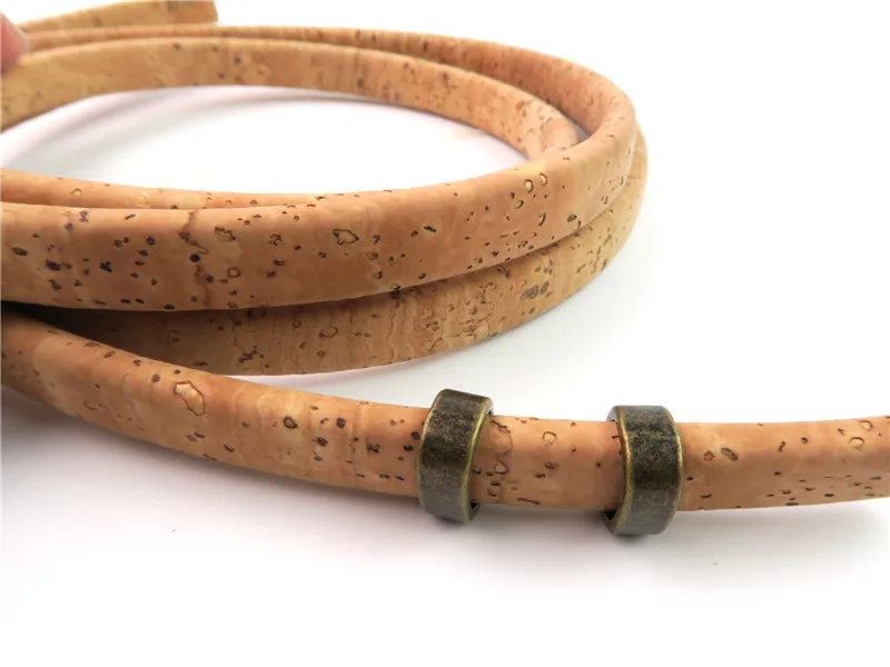 30pcs Round flat Slider Zamak Antique Brass flat leather bracelet