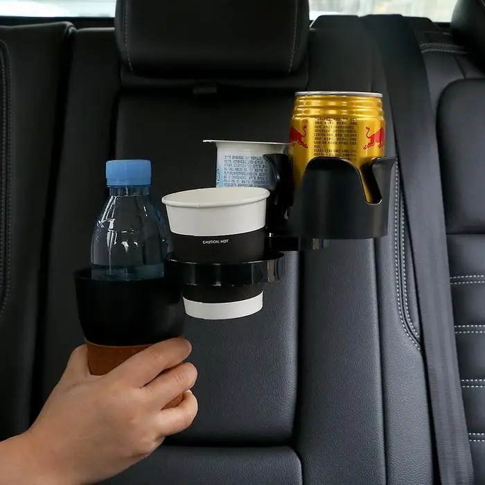 Креативный многофункциональный автомобильный держатель для чашки мобильный Съемный держатель для телефона черный, синий, розовый, зеленый Органайзер