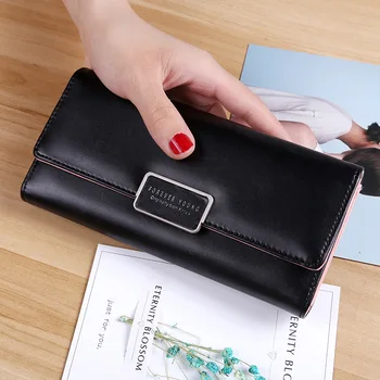 

2019 Hot Many Departments Long Wallet Women Brand Ladies Purses Card Holder Zipper Coin & Phone Pocket Female Wallets Clutch