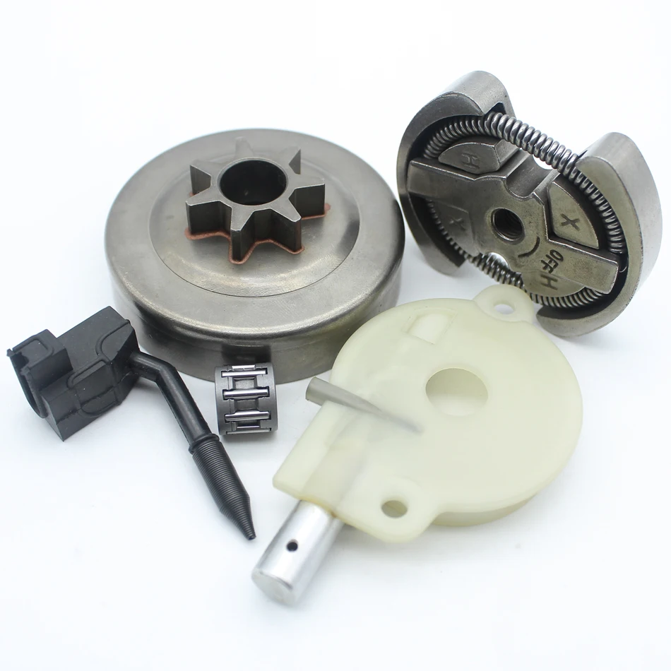 .325" 7T Clutch Drum Oil Pump Oiler Cage Bearing Kit For HUSQVARNA 142