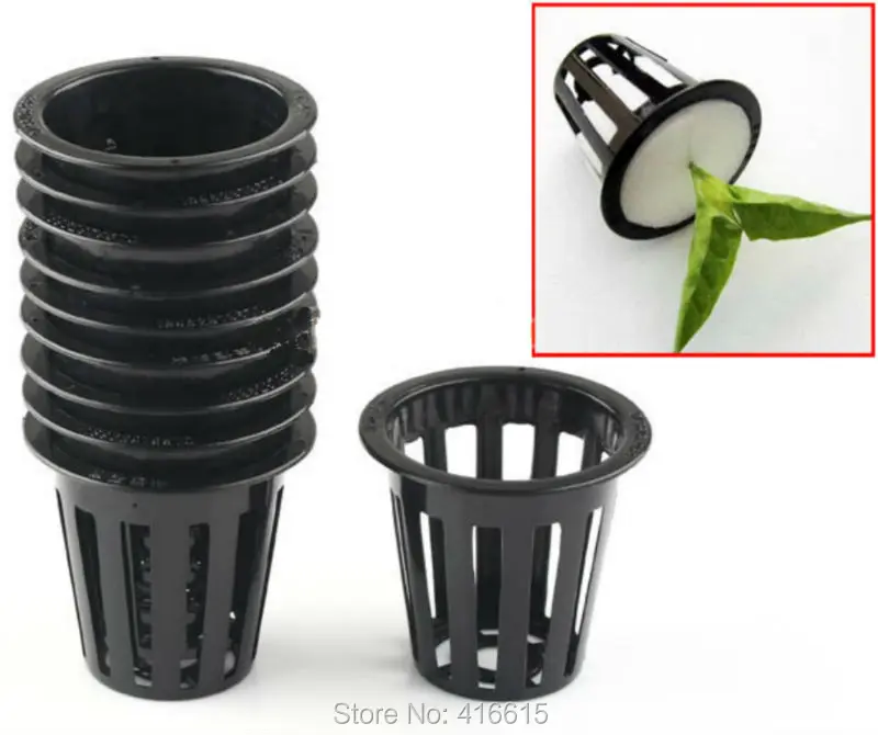 Engraftment Basket Mesh Pot Net Cup Basket Planting Bar Nursery Pots Hydroponic Aeroponic Plant Grow Clone Kit Hanging 1#