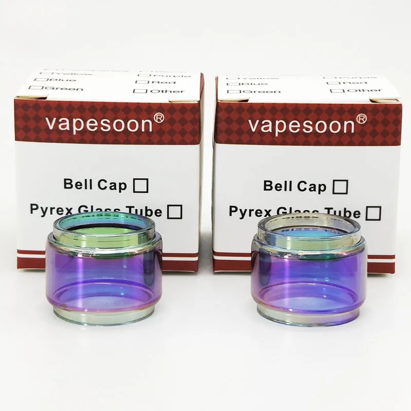 VapeSoon 5 шт. Радуга стекло трубка для TFV8 BABY 3 мл Atomizer емкость для жидкости продлить трубки