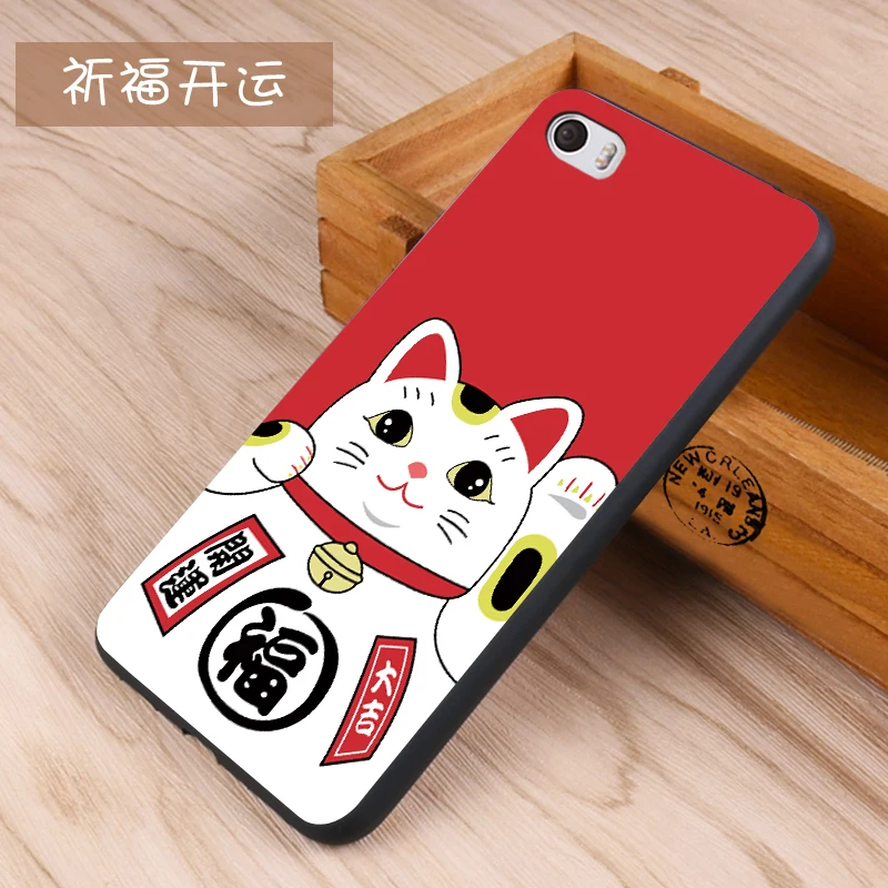 Case for Xiaomi mi5 Case Silicone Cover for Xiaomi mi5 Case Cover bag Skin Wolf Fish Skull mi5 Fundas 100% BiNFUL 24