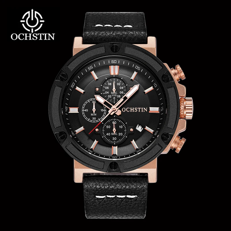 

OCHSTIN Original Watch Men Sport Quartz Men Watches Chronograph Wrist Watch Relogio Time Hour Clock Reloj Hombre Mens Watches